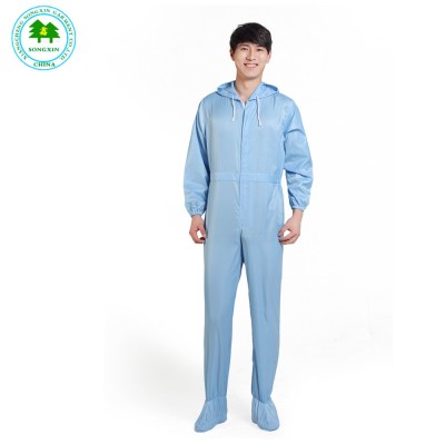 Ce Iso Approved Anti-static Coveralls For Cleanroom Factory Work Clothes